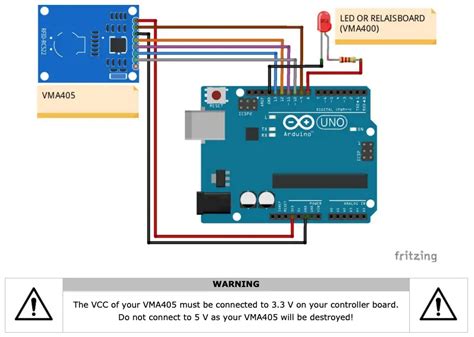 rfid sensor vma405 arduino wiring|VMA405 .